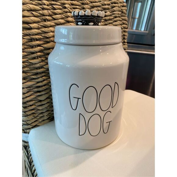 NEW Rae Dunn Ceramic Good Dog cookie Jar - Picture 3 of 7